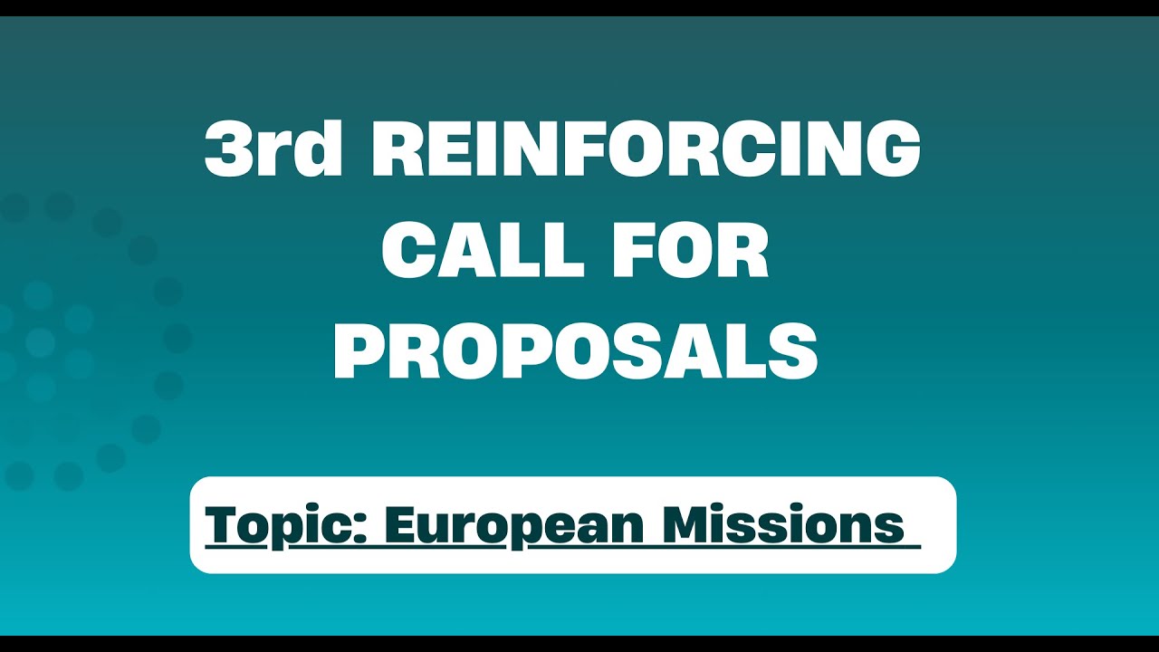 REINFORCING 3RD Open Call (Incubators Call) Info session 9 07 24