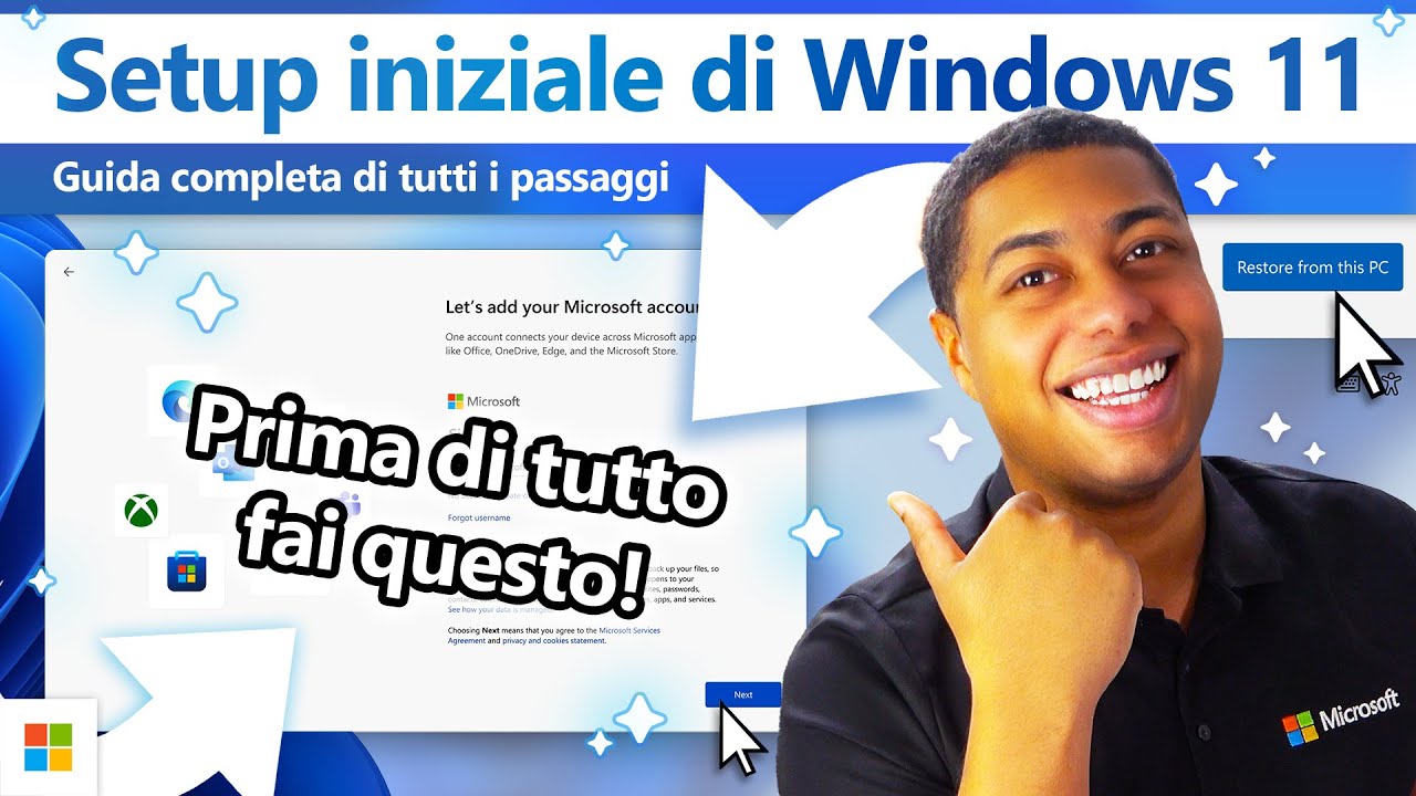 Configurazione iniziale di un PC Windows 11 | Guida semplice e rapida al setup