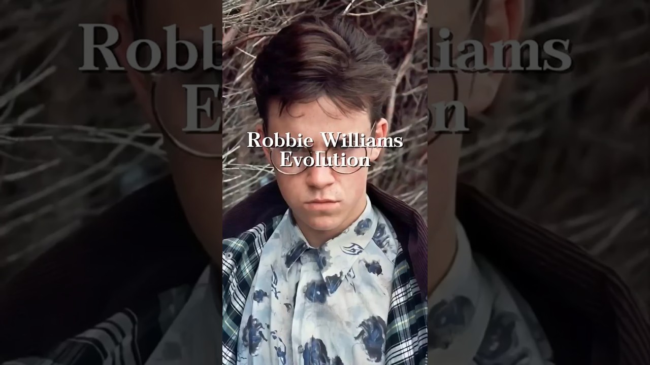 The Evolution of Robbie Williams #musiclegend
