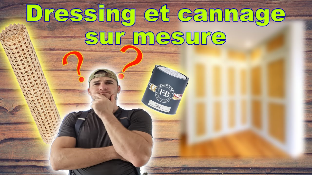 Projet dressing cannage sur mesure 🪚💪