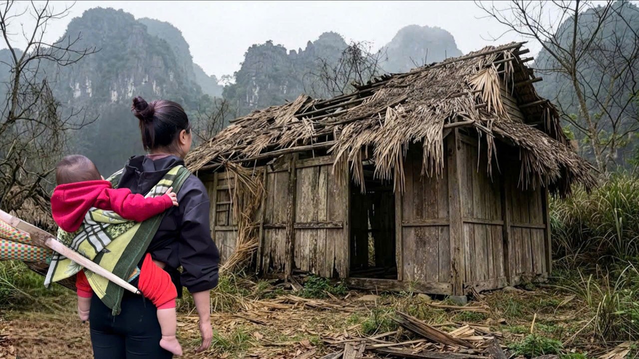 She SURVIVES in Nature and Finds a Ruined Abandoned House 1000 YEAR | Off-Grid Survival Skills