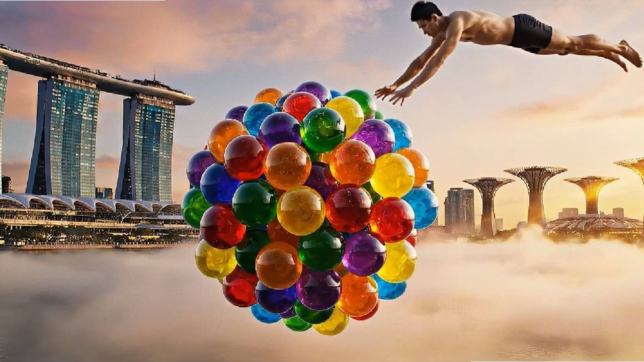 “Satisfying ASMR Jumps on Random Objects 🤯✨「ランダムな物にジャンプ！満足感たっぷりASMR