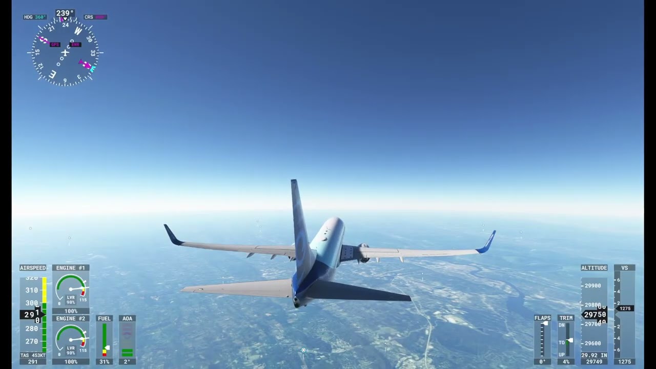 08A takeoff to landing