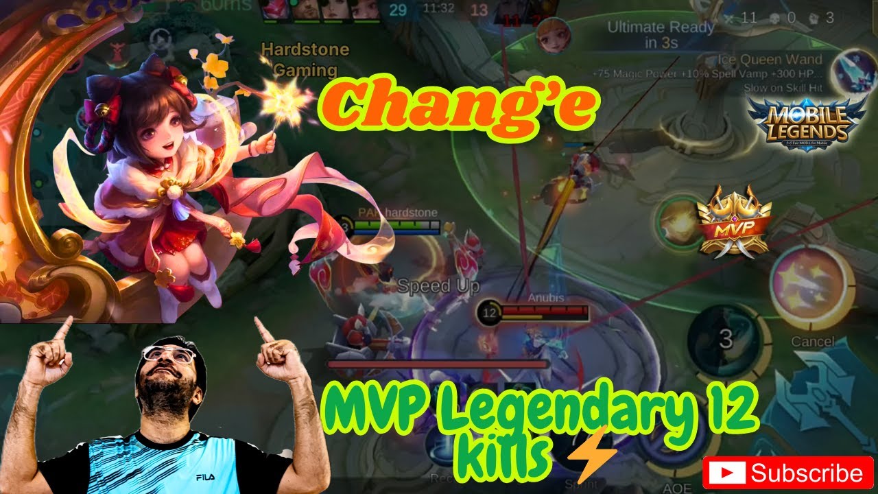 Chang&rsquo;e MVP Legendary 0 Death 12 Kills🌙 Perfect Gameplay | MLBB | Mobile Legends Bang Bang