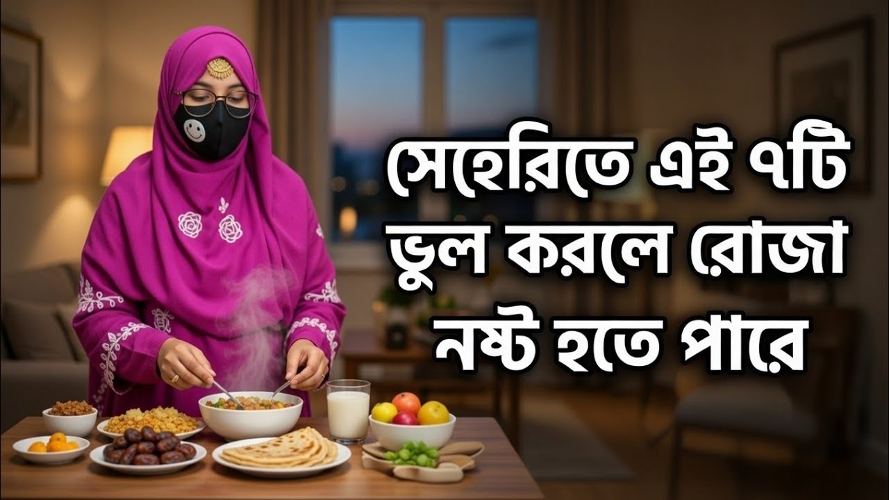 সেহেরিতে এই ৭টি ভুল করলে রোজা নষ্ট হতে পারে! 7 Mistakes During Sehri That Can Break Your Fast |