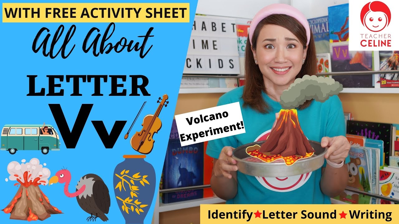 Letter Vv | Phonics for Kids | ABC Sounds | Art Activity | Learn to Read