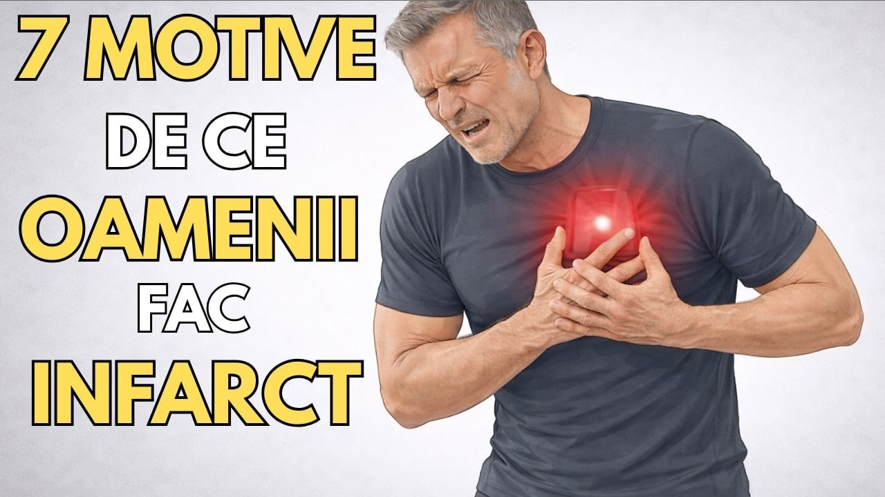 7 Motive pentru care oamenii fac infarct și 7 Sfaturi de prevenție