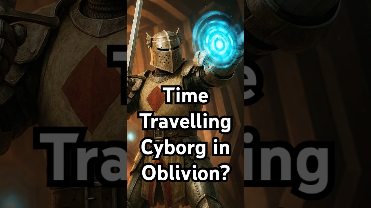 Киборг, путешествующий во времени, в The Elder Scrolls? #oblivion #elderscrolls #lore #skyrim