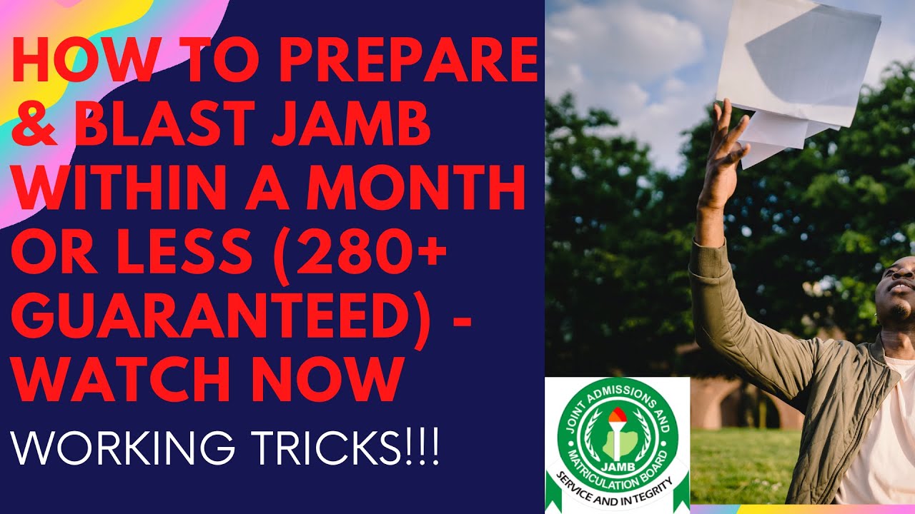 How To Prepare & Blast Jamb 2025 Within A Month Or Less (280+ Guaranteed) - Check In Now