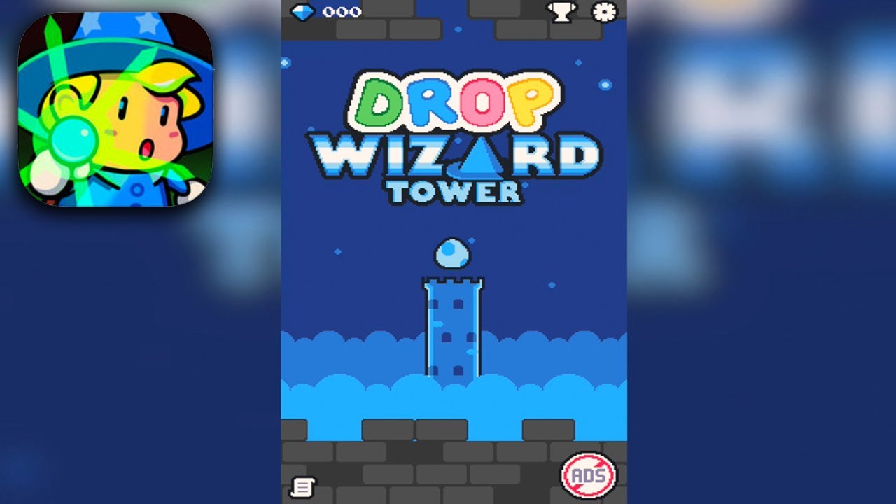 DROP WIZARD TOWER Gameplay Trailer (iOS Android)