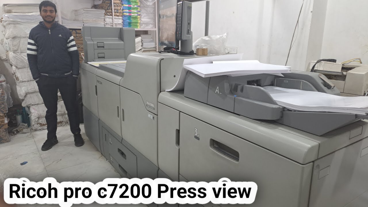 How To View Ricoh pro c7200?