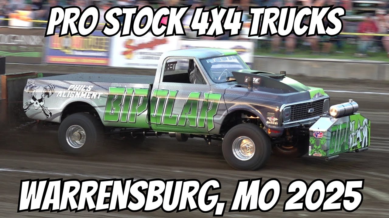 Pro Stock 4x4 Trucks from the 2025 Show Me Shootout in Warrensburg, MO!