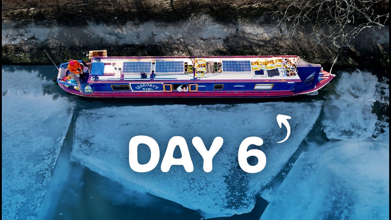 We survived 7 days frozen in on a narrowboat - 192