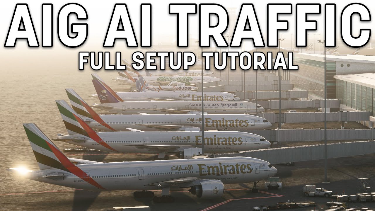 AIG AI Traffic — БЕСПЛАТНОЕ реалистичное сопоставление моделей AI Traffic и VATSIM — Microsoft Fl...
