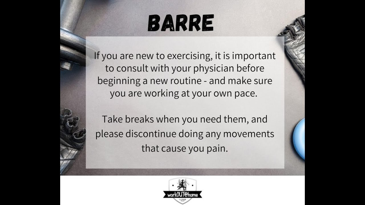 Barre featuring resistance band