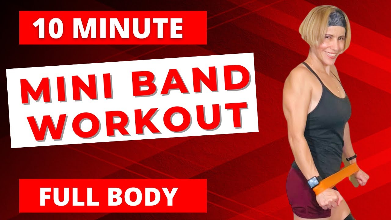 10 Min MINI RESISTANCE BAND HIIT Workout - Burn Fat Fast and Get Lean