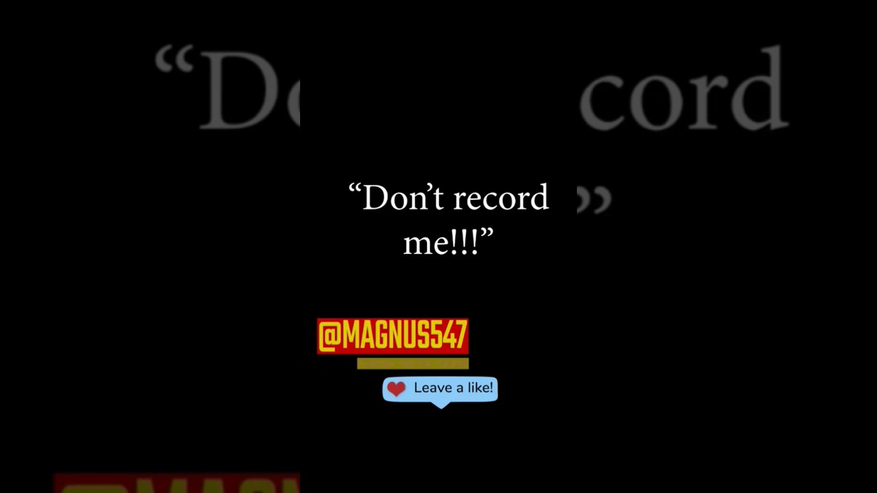 When people accuse you of recording them! #publicrecording ##bmcc6kff