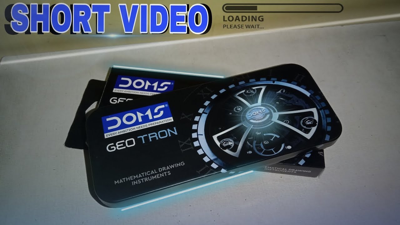 Unboxing Short Video | Doms Geo Tron Compass Mathematics Instruments