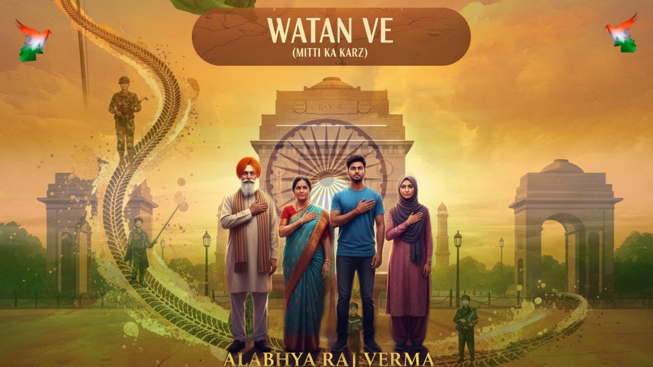 Watan Ve (Mitti Ka Karz) Official Music Video | Alabhya Raj Verma | EchoRaag