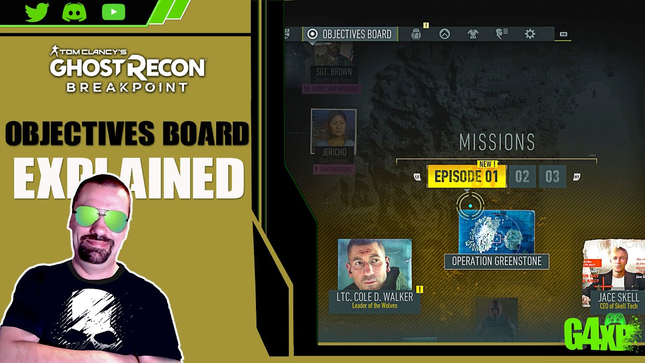 Ghost Recon Breakpoint | Tips & Tricks|  OBJECTIVES BOARD EXPLAINED