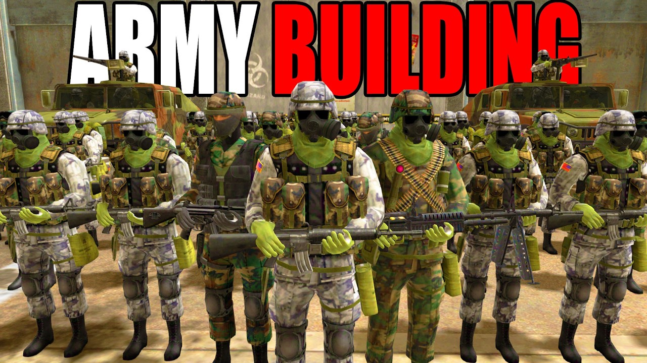 Army Building in this New ZOMBIE SURVIVAL Simulator is INSANE!