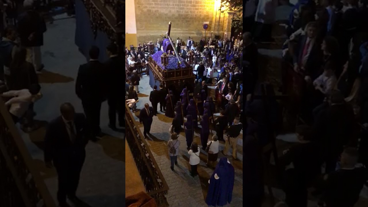 Jesús Caído en la Plaza Mayor (2). Jueves Santo 2017