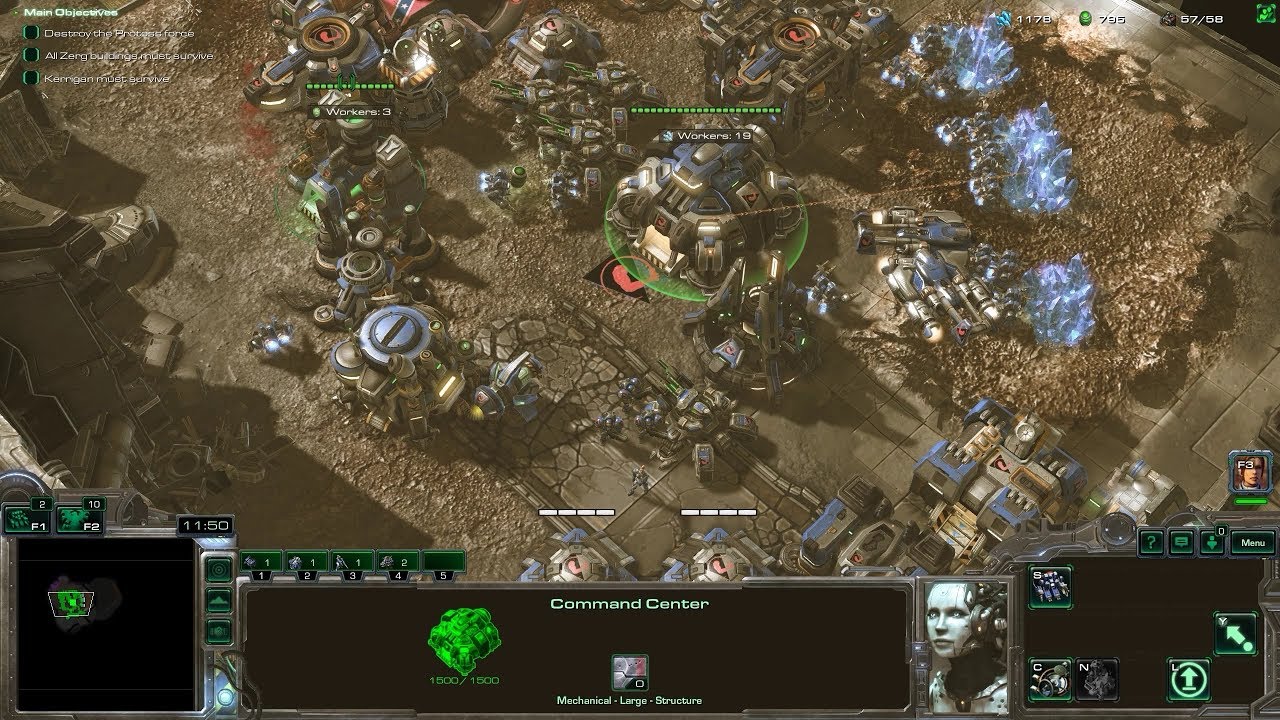 StarCraft: Mass Recall V7.0 Terran Campaign Mission 9 - New Gettysburg (City Tileset)