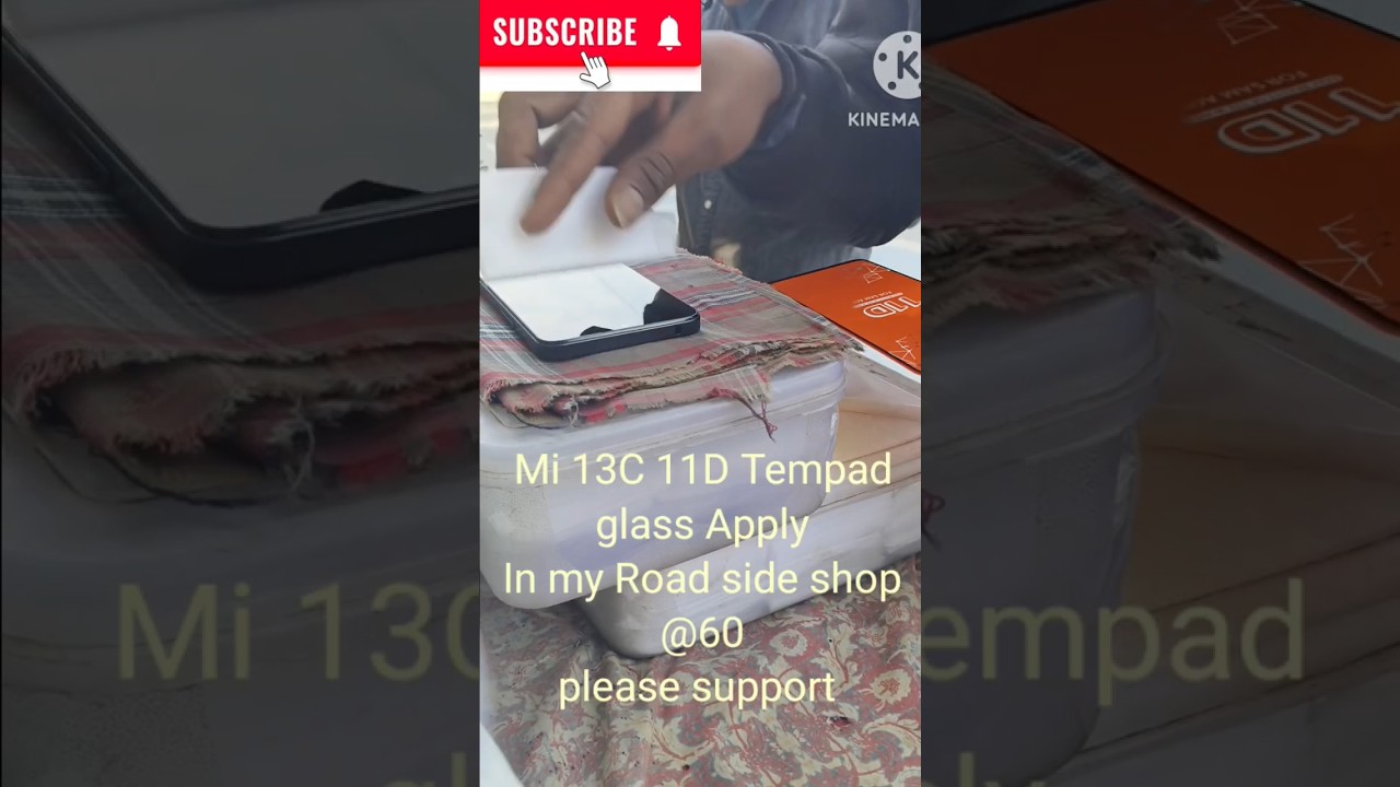 Mi 13C 11D Tempad Glass Apply Sabse saste Glas #viral #narad tech#shortvideo #sport #youtubeshorts