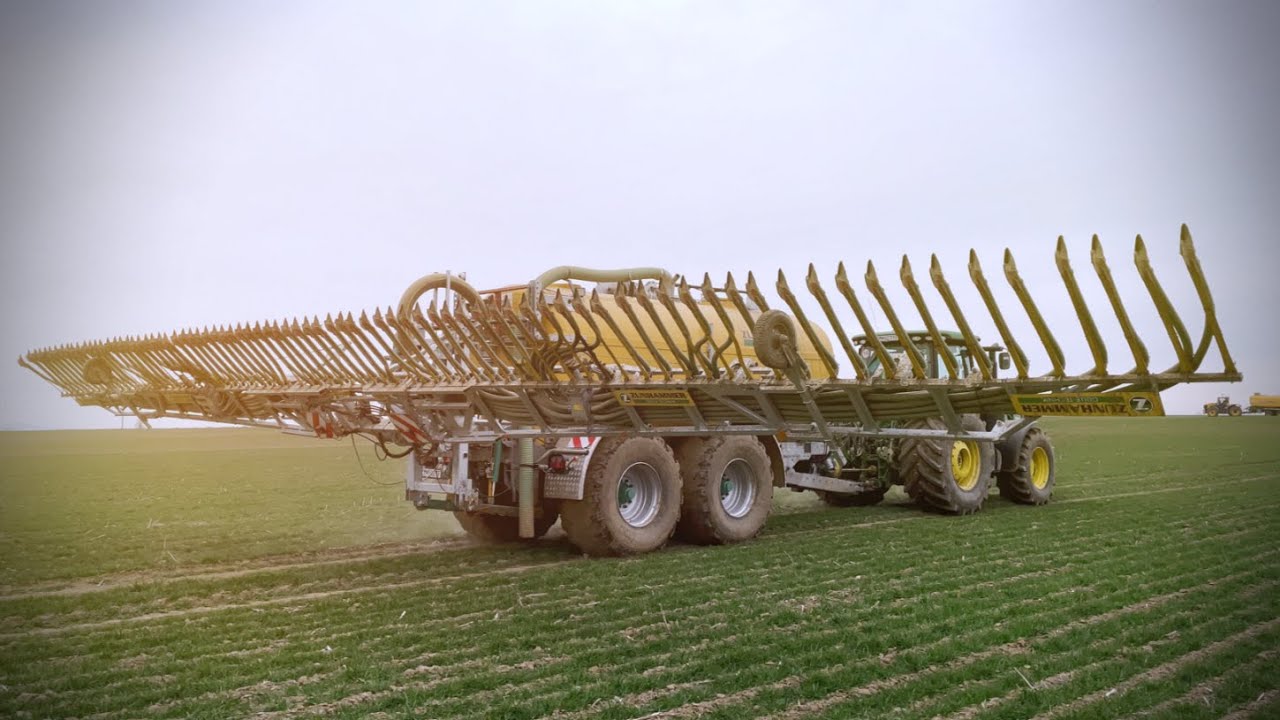 [MOTORSOUND] John Deere 8360R + Zunhammer | Slurry Injection | 4K 2022