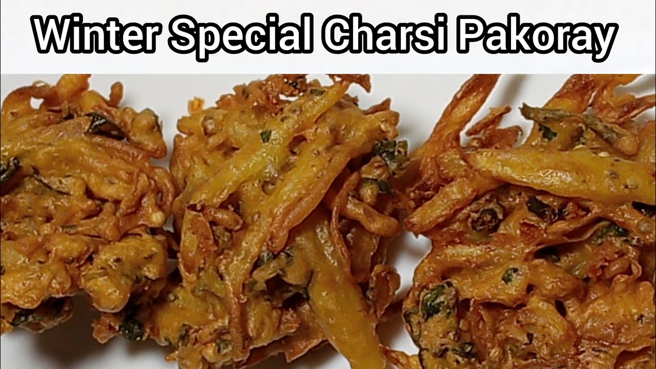 Charsi Pakoray Recipe 🔥 Winter Special Crispy Pakora | Street Food Style