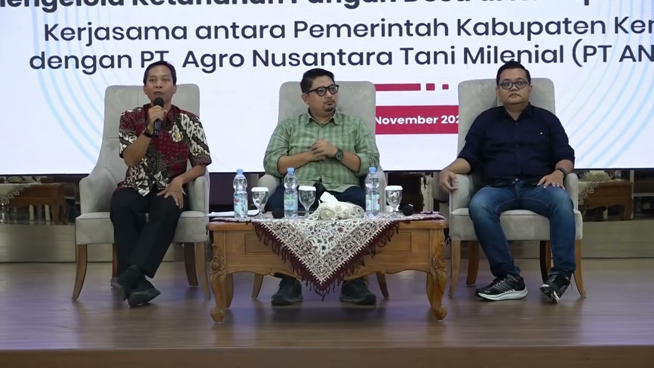 SOSIALISASI STRATEGI BUMDES MENGELOLA KETAHANAN PANGA N