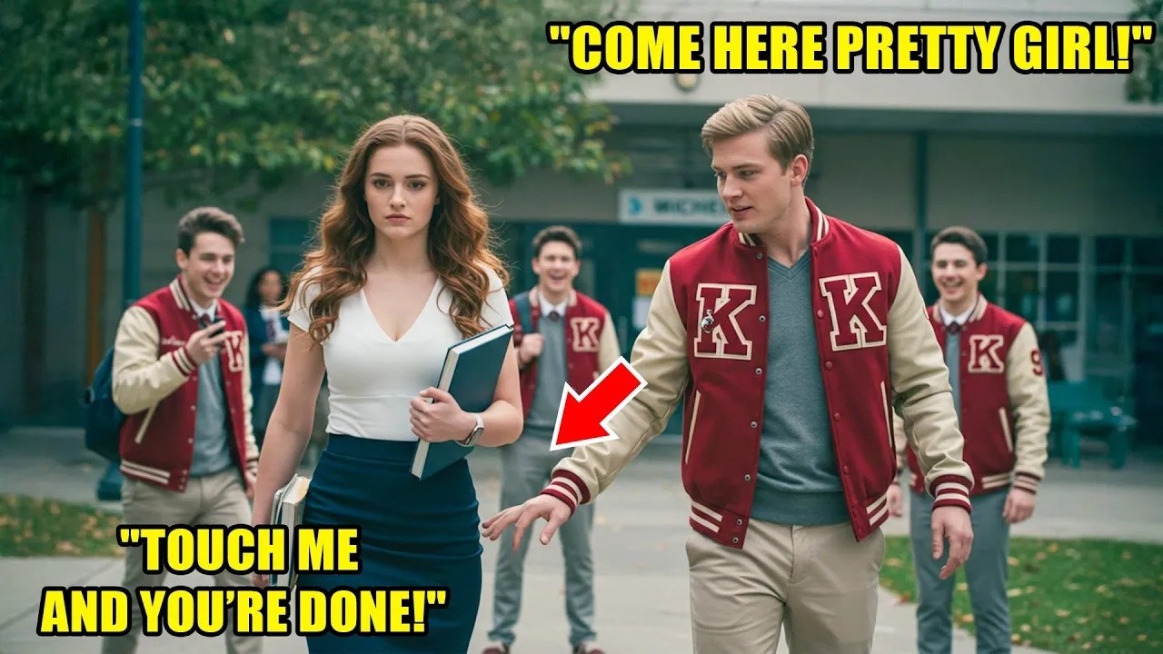 They MOCKED the New Teacher in the Hallway — Then She Ends It in Seconds