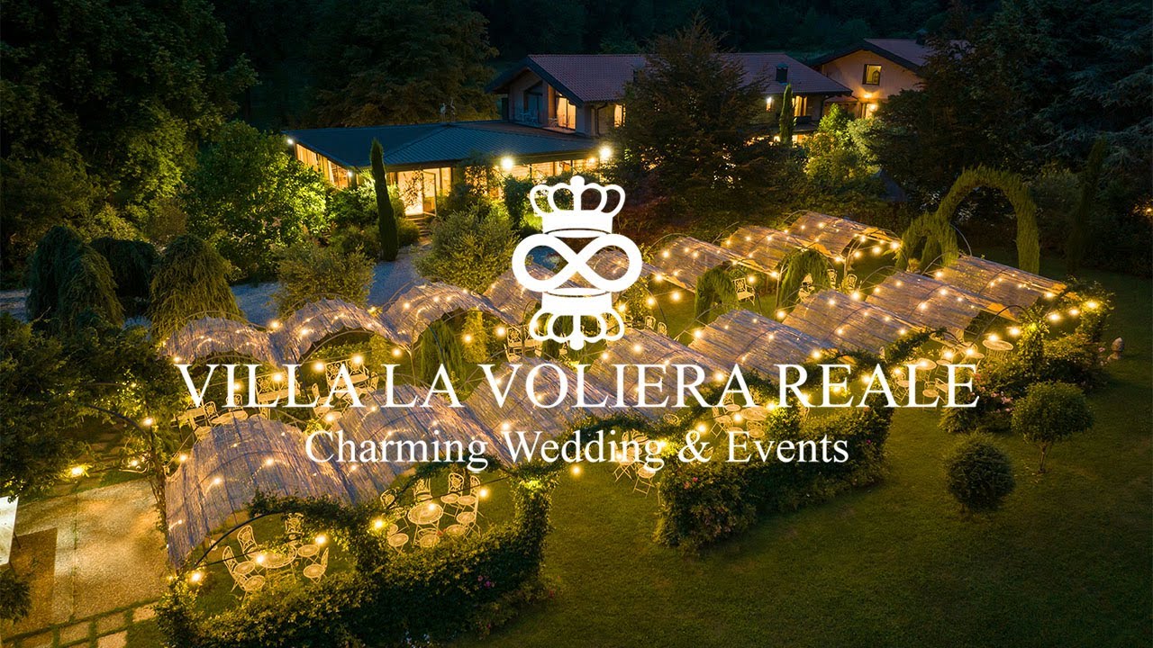 Villa La Voliera Reale Wedding Venue 4K Varese Lake North Italy