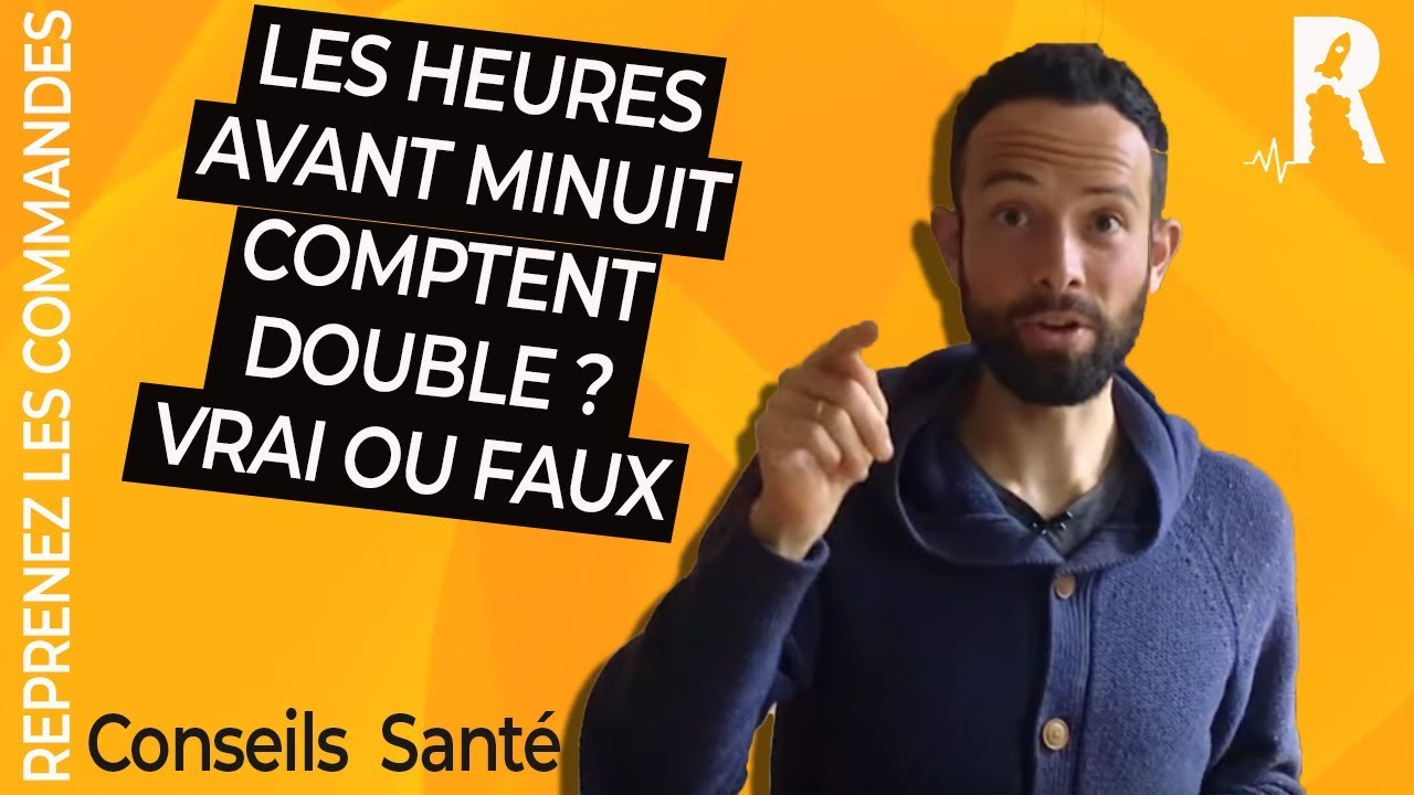 Mieux dormir : Les heures avant minuit comptent-elles double ?