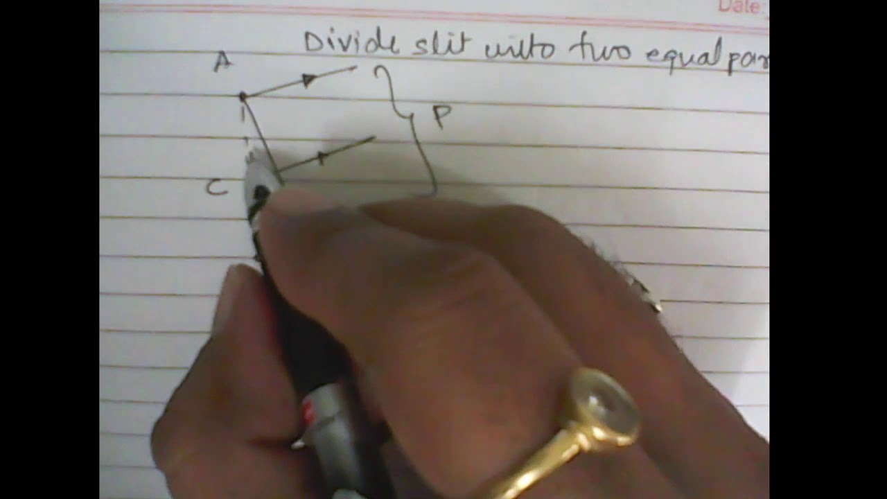 Diffraction due to single slit R 1