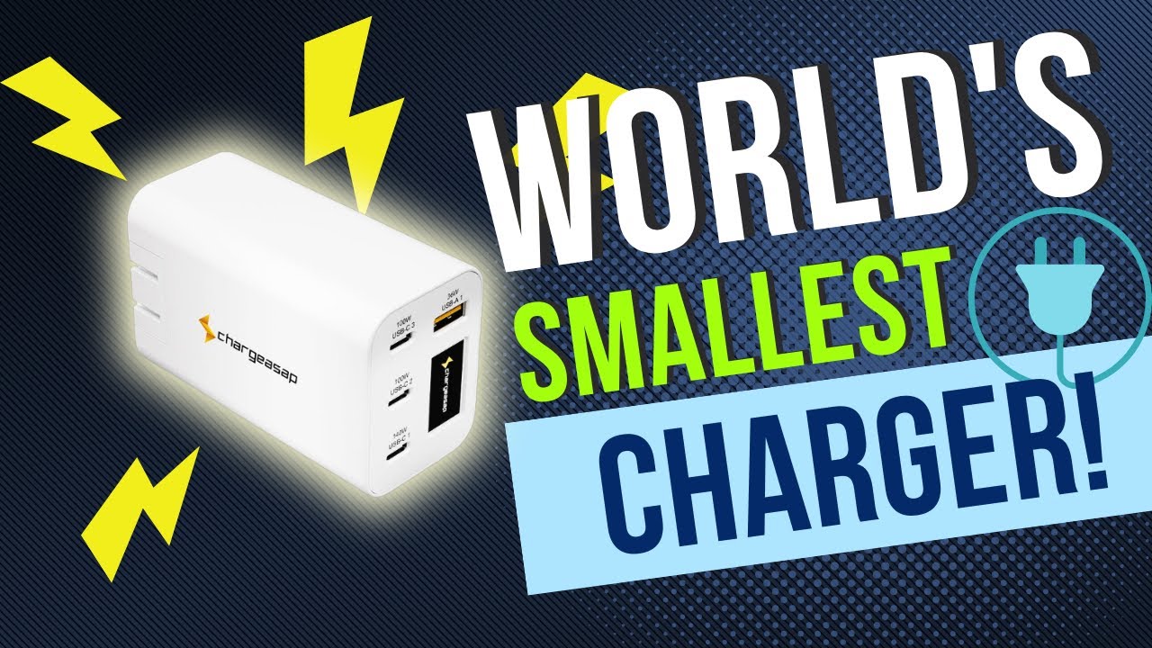 ChargeASAP Zeus - World&rsquo;s SMALLEST and FASTEST 270W Travel Charger
