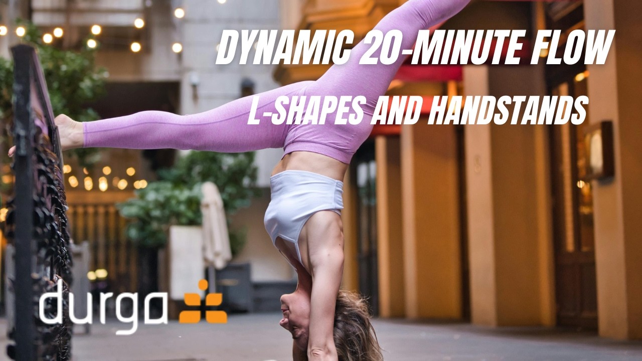 🤸 20-Min Dynamic Vinyasa Flow | Build to L-Shape Handstand