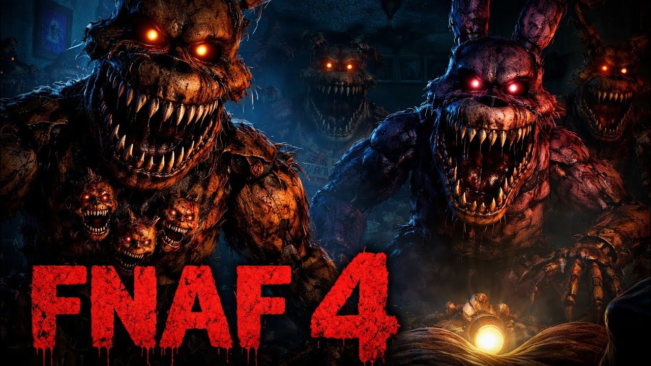Five Nights at Freddy's 4 Gameplay