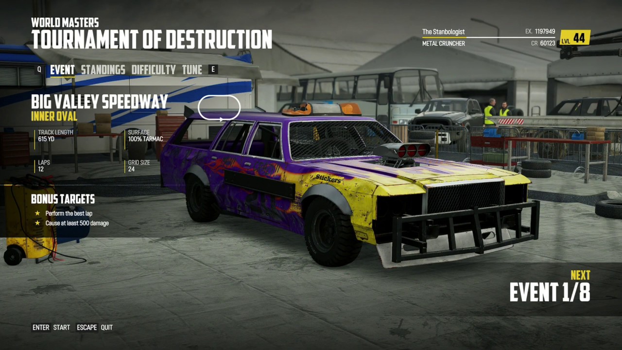 Wreckfest Gameplay - PC 720p 1080p 4k