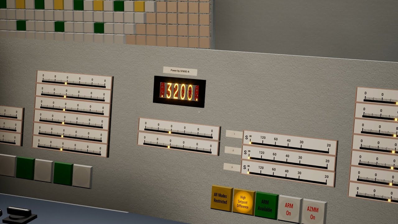 Поднимаем РБМК-1000 на номинальную мощность в игре Rasvyat Nuclear Power Station