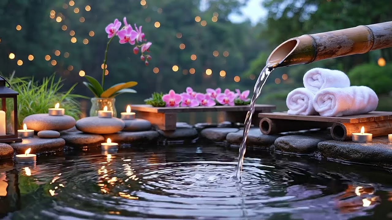 Healing Music for Inner Peace 🌿 Peaceful Piano with Water Sounds for Anxiety Relief & Deep Sleep