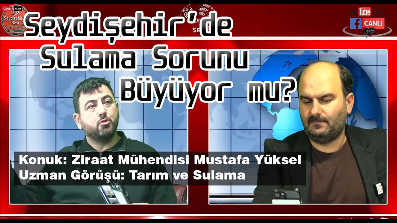 Şehir ve Gündem Canlı Yayın | Konuk: Mustafa Yüksel | Denize Akan Sulara Önlem Alınabilir mi?