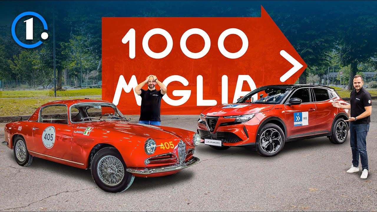 Con l'ALFA ROMEO JUNIOR ho inseguito Andrea e Davide Cironi alla 1000 Miglia!