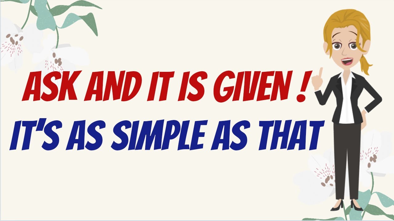 Abraham Hicks 💖 ASK AND IT IS GIVEN! IT'S AS SIMPLE AS THAT 💖Law of Attraction