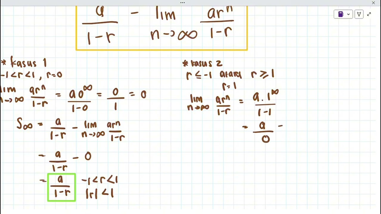 DERET GEOMETRI TAK HINGGA - Nathania 12 IPA / 27