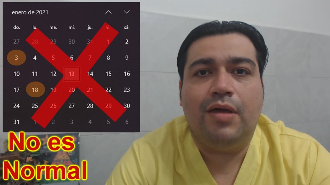 Es normal que te baje dos veces el mismo mes