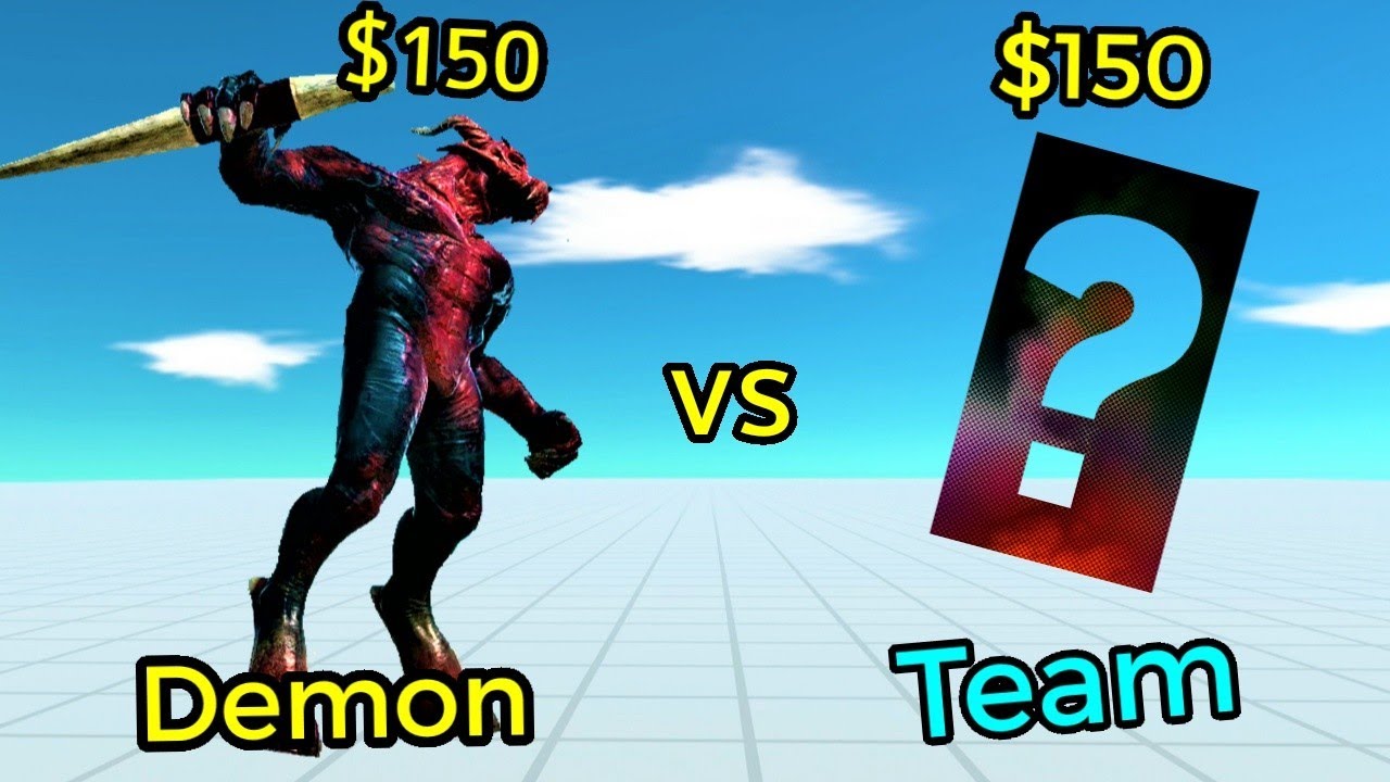 Kozarog the demon vs Random unit same price ARBS animal revolt battle simulator