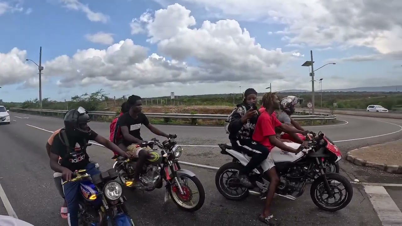 River pree on Independence Day in Jamaica with bad influence riderz 