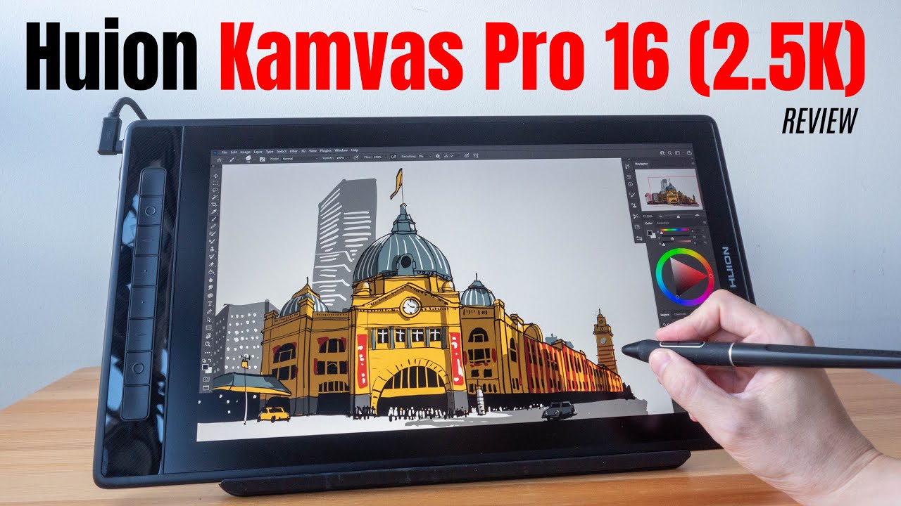 Huion Kamvas Pro 16 (2.5K) ОБЗОР