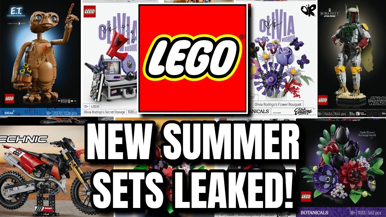 УТЕЧКА НОВЫХ НАБОРОВ LEGO! (E.T., Technic, Ботаника и МНОГОЕ ДРУГОЕ!)